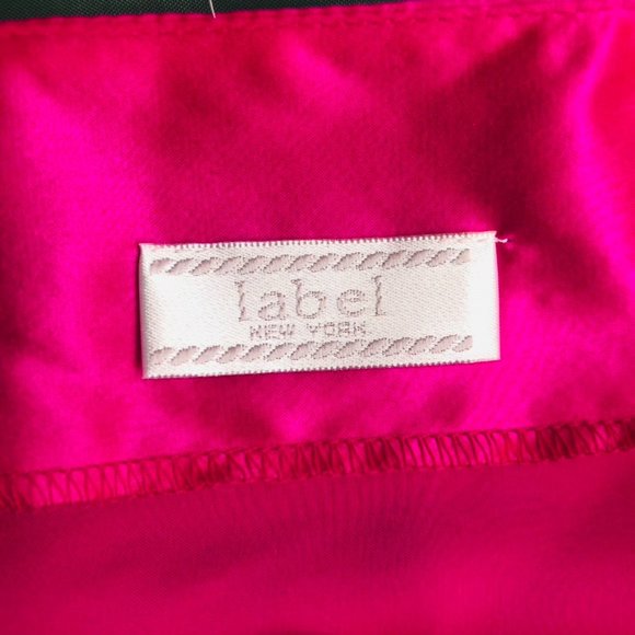 LABEL Womens 100% SILK PINK Long Sleeve BOAT NECK PULLOVER BLOUSE Top Size 12 - Picture 3 of 6